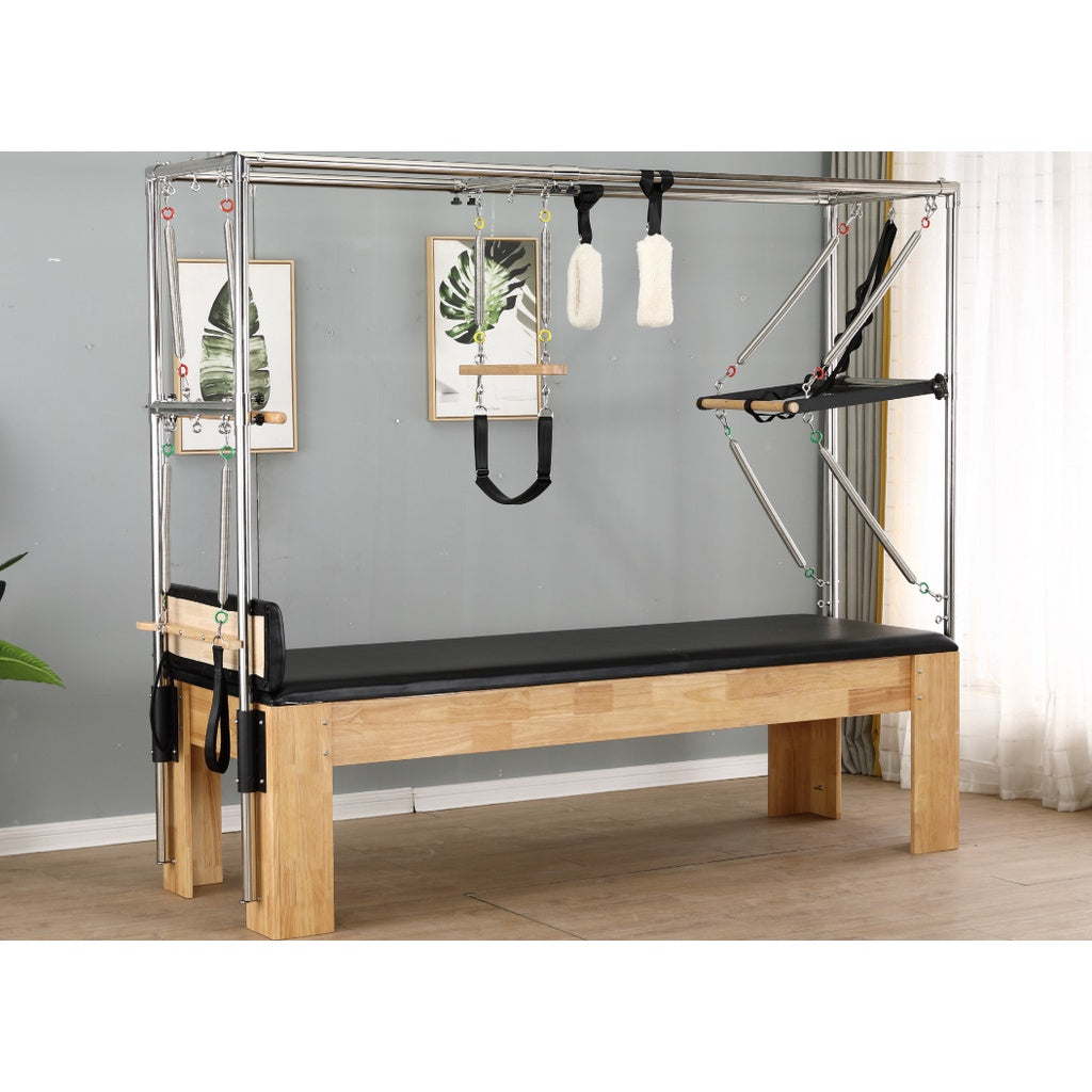 KKOCH Solid Wood Pilates Equipment Set Wunda Chair Reformer Tower Spine Corrector Ladder Barrel Cadillac Trapeze Table