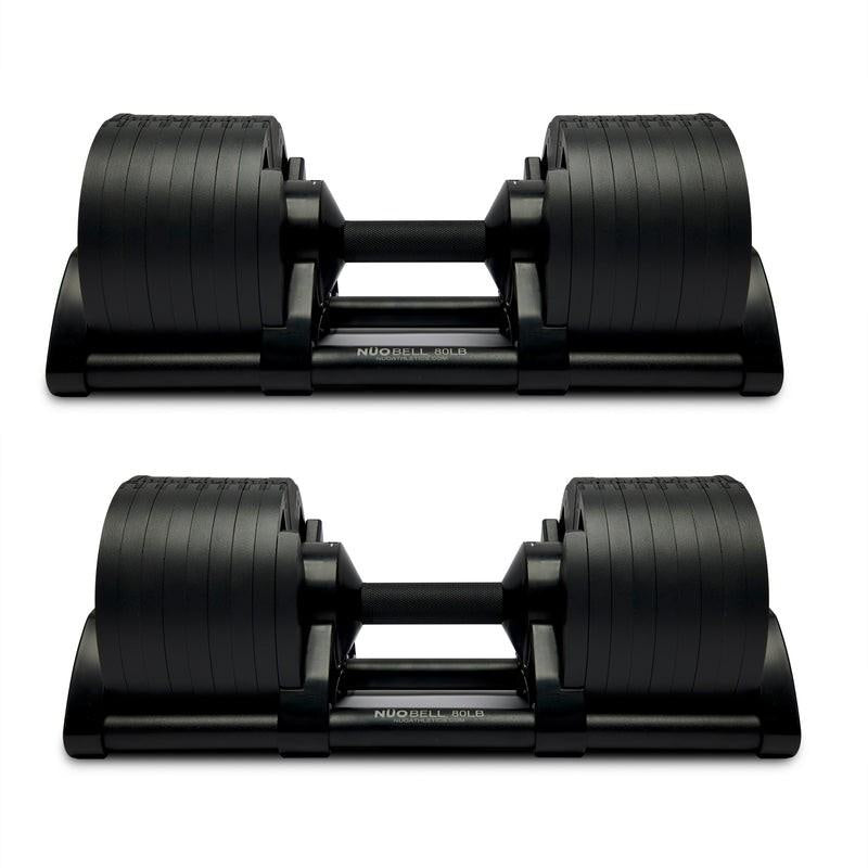 NÜOBELL 232 220 "Blackout" | 2KG Increments (Limited Edition) Nuo Nuobell Flexbell Adjustable Dumbbells