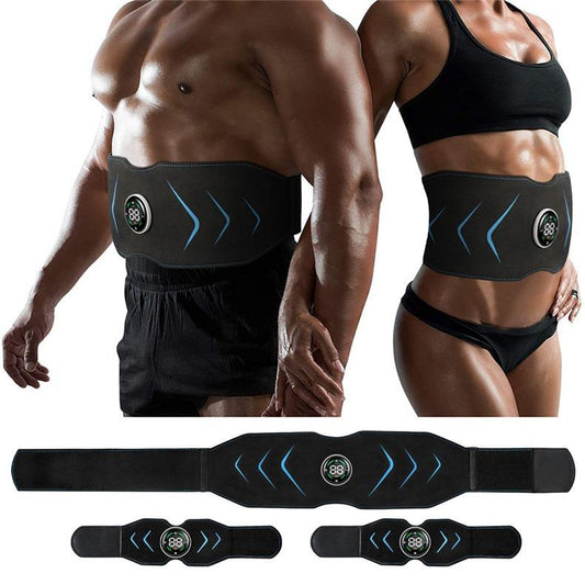 ABS Stimulator,Ab Machine,Abdominal Toning Belt Workout Portable Ab Stimulator Home Office Fitness Workout Equipment