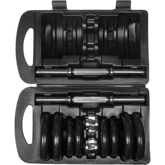 Adjustable Dumbbells 20kg Set With Box