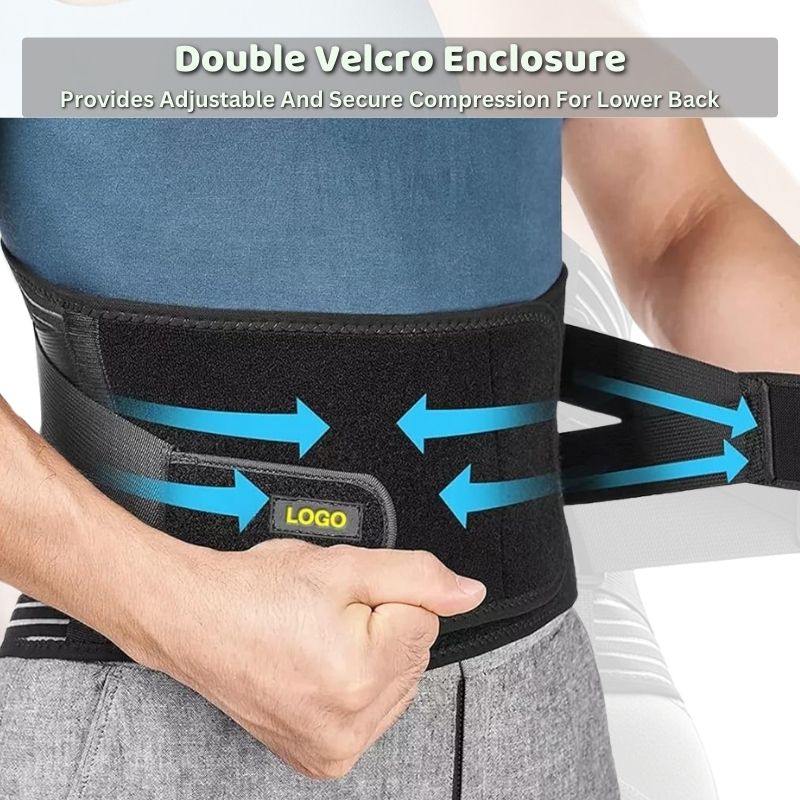Back Braces for Lower Back Pain Relief with 6 Stays, Breathable Back Support Belt for Men/Women for work