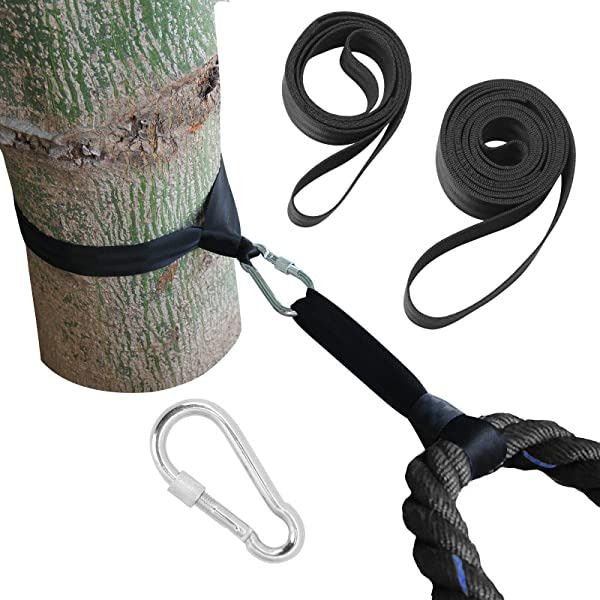Battle Rope for Strength Training Cross Fit Exercises Workout Anchor Strap Bolt (Length 9m to 15m) (Weight 7.5KG to 24.6KG)