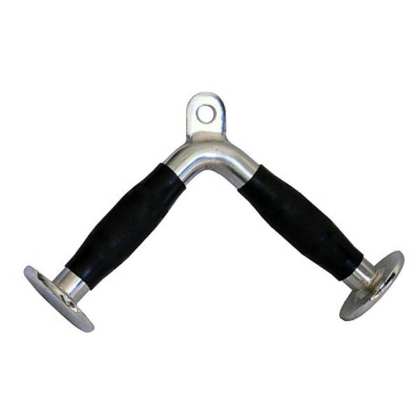 Home Gym Cable Attachment Handle Machine Exercise Chrome PressDown Strength Training Home Gym