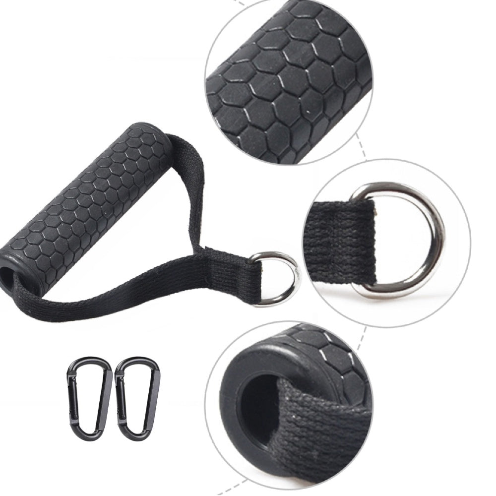 Home Gym Cable Attachment Handle Machine Exercise Chrome PressDown Strength Training Home Gym