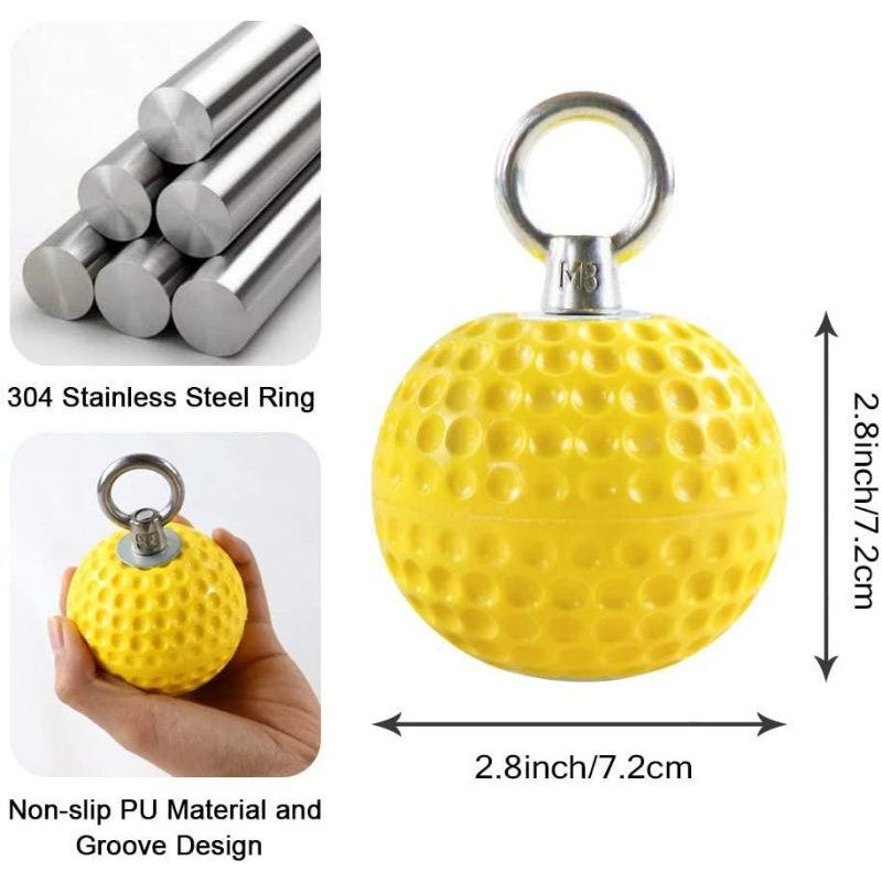 Climbing pull up power ball hold grip