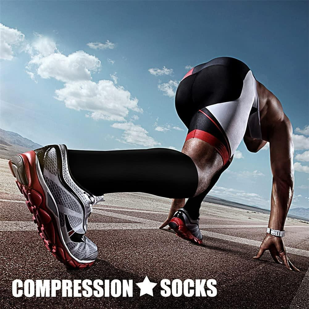 3 Pairs Copper Compression Socks for Women & Men Circulation 15-20 mmHg is Best for All Day Wear Running Nurse