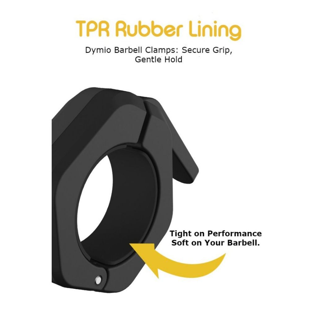 MMB Dymio Magnetic Barbell Collar Clamps