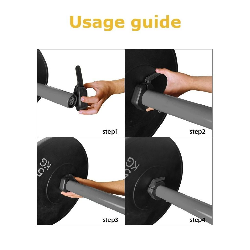 MMB Dymio Magnetic Barbell Collar Clamps