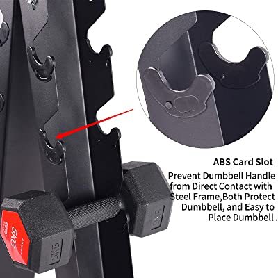 Ena 3 Tier 10 Pairs Dumbbell Rack