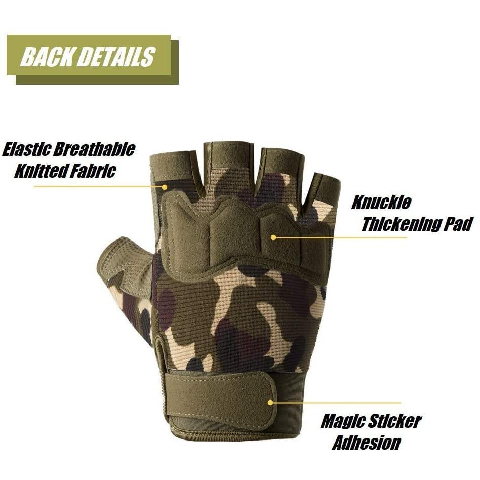Fingerless Tactical Gloves