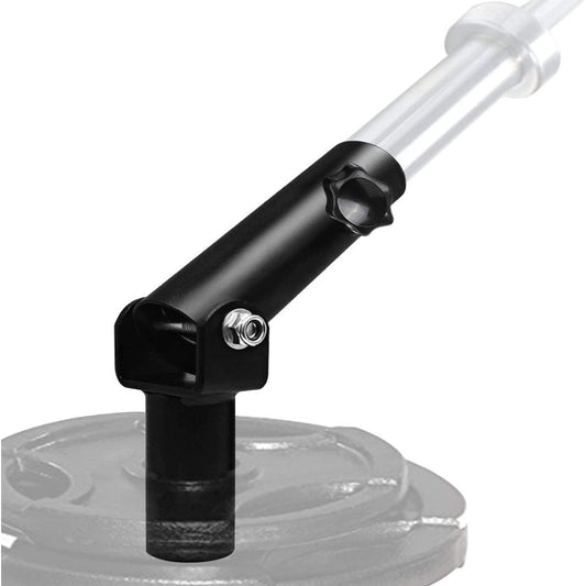 Landmine Attachment Workout T-Bar Row Platform, Barbell T-Bar Row Plate Post Insert Landmine Full 360°Swivel & Easy to Install, Easy Use in Small Spaces, Great for Back Exercises & Entire Body Strength