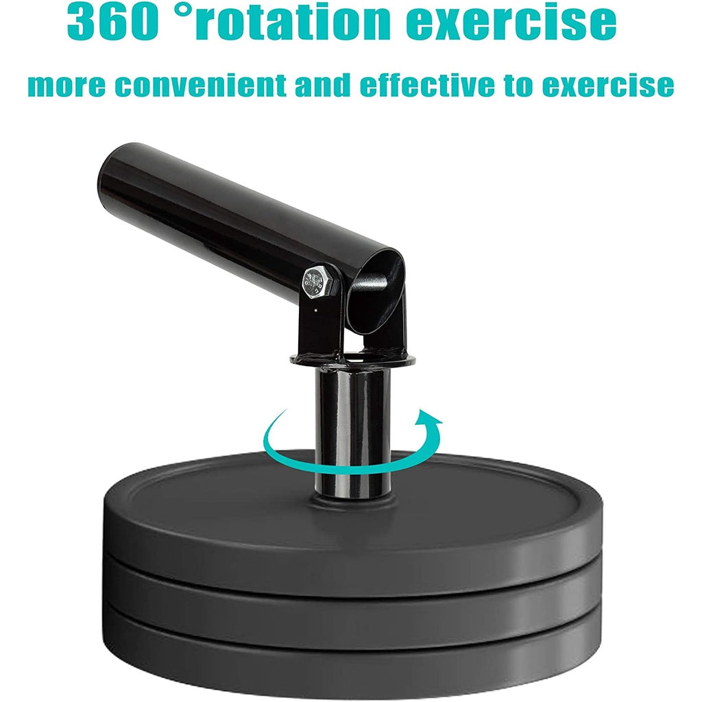 Landmine Attachment Workout T-Bar Row Platform, Barbell T-Bar Row Plate Post Insert Landmine Full 360°Swivel & Easy to Install, Easy Use in Small Spaces, Great for Back Exercises & Entire Body Strength