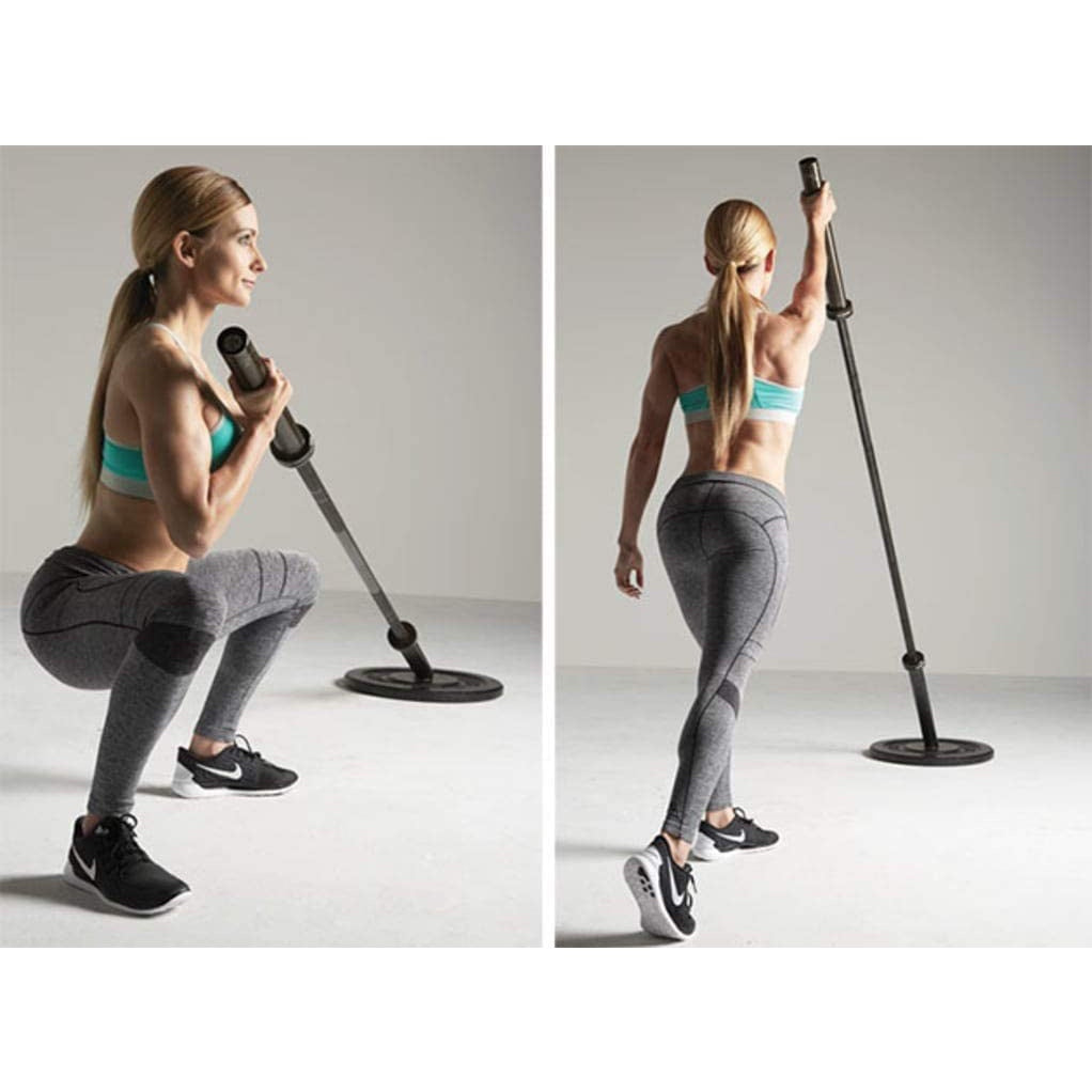 Landmine Attachment Workout T-Bar Row Platform, Barbell T-Bar Row Plate Post Insert Landmine Full 360°Swivel & Easy to Install, Easy Use in Small Spaces, Great for Back Exercises & Entire Body Strength