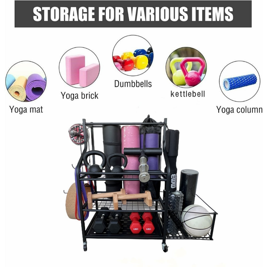 Freya Workout Equipment Storage Rack