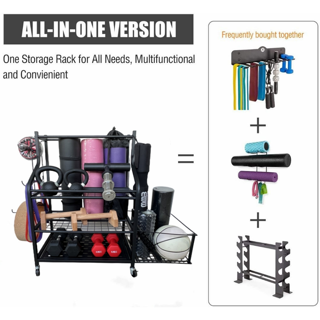 Freya Workout Equipment Storage Rack