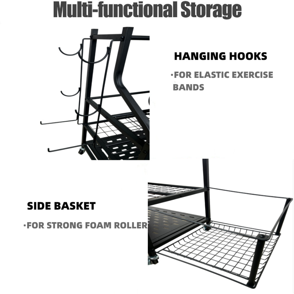 Freya Workout Equipment Storage Rack
