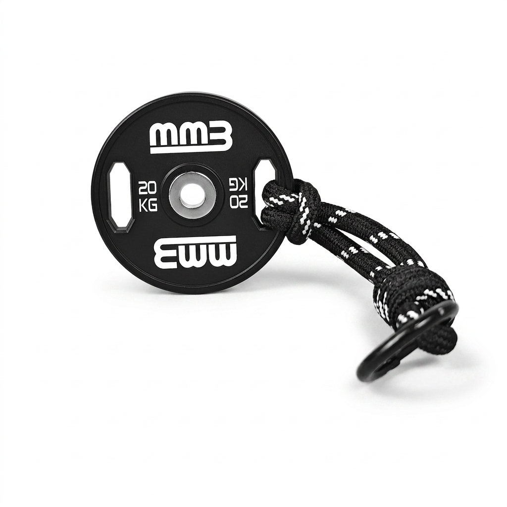 MMB Mikro 20kg Weight Plate Keychain – Mini Plate, Maximum Attitude