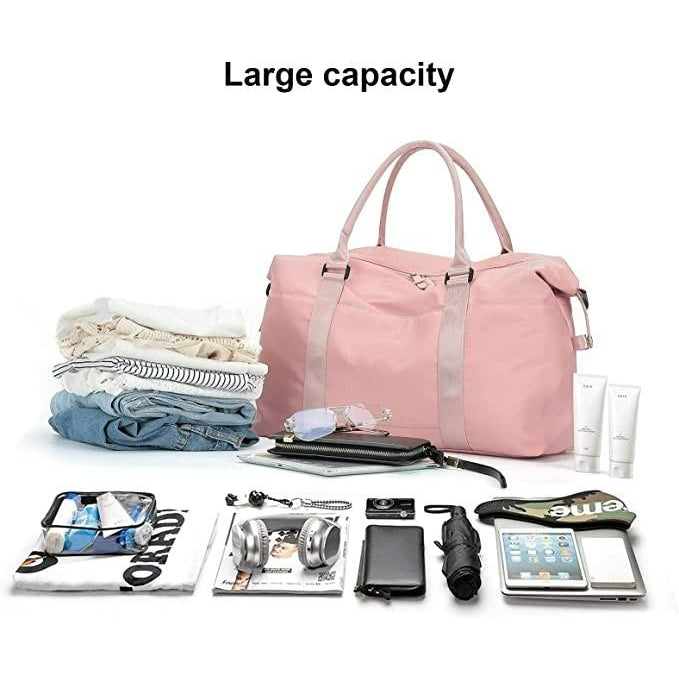 Kouda Travel Duffel Bag,Sports Tote Gym Bag,Shoulder Weekender Overnight Bag for Women