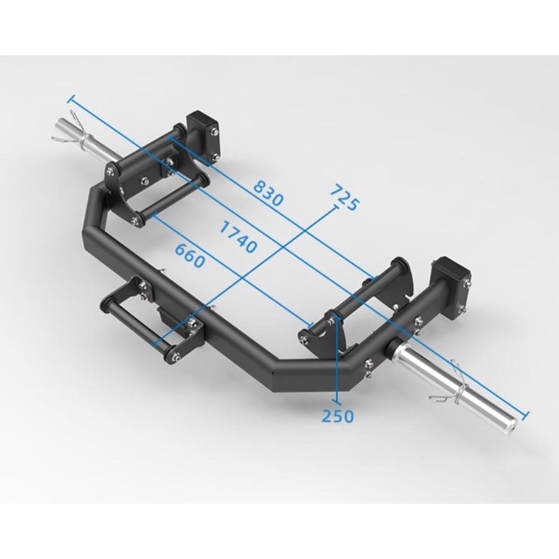 MMB Demeter Bar 2 in 1 Trap Barbell Farmers Handle Walk Bar