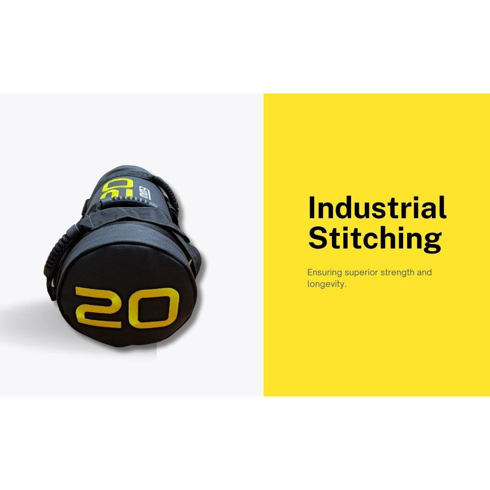 MMB Duna Pre-Weighted Power bag Reinforced Metaxi Heavy-Duty Nylon Straps and Handles, Slam Ball Interior Design HYROX