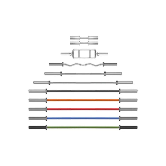 MMB Olympic Bar Weight Lifting Gym Barbell 50mm With Bearings