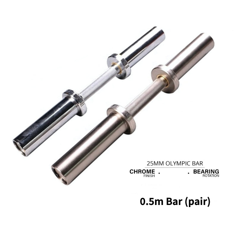 MMB Olympic Bar Weight Lifting Gym Barbell 50mm With Bearings