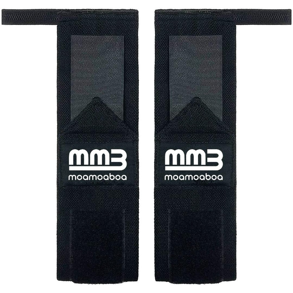 MMB Karpo Weightlifting Wrist Wraps (Competition Grade) 45cm Professional Quality Wrist Support with Heavy Duty Thumb Loop - Best Wrap for Powerlifting, Strength Training, Bodybuilding