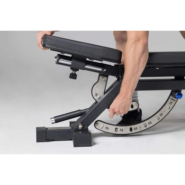 MMB 2500 Zero Gap Adjustable Bench Heel Hook Incline True Decline Flat