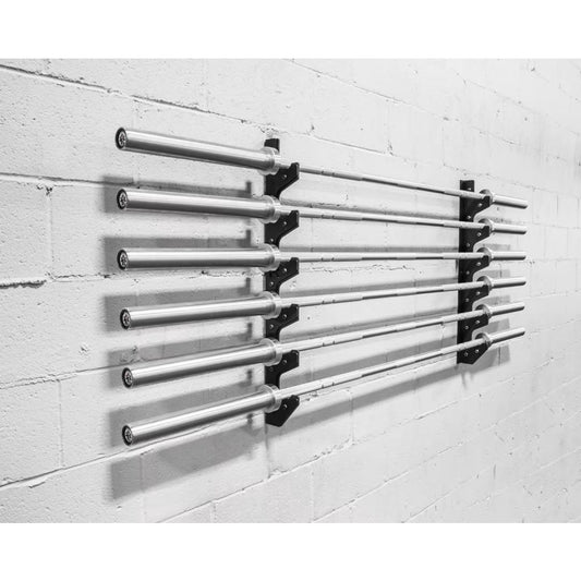 MMB Oplo Barbell Holder Wall Mounted Rack 6 Barbells