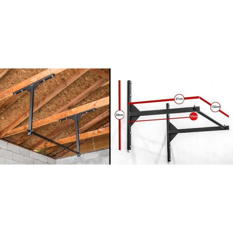 MMB Orofi Duo Mount Pull Up Bar Ceiling or Wall Adjustable