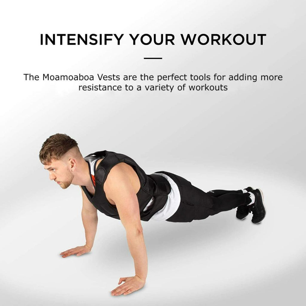 MMB Pano Adjustable Weight Vest - 20kg, 30kg Weight Loss Running Gym Training