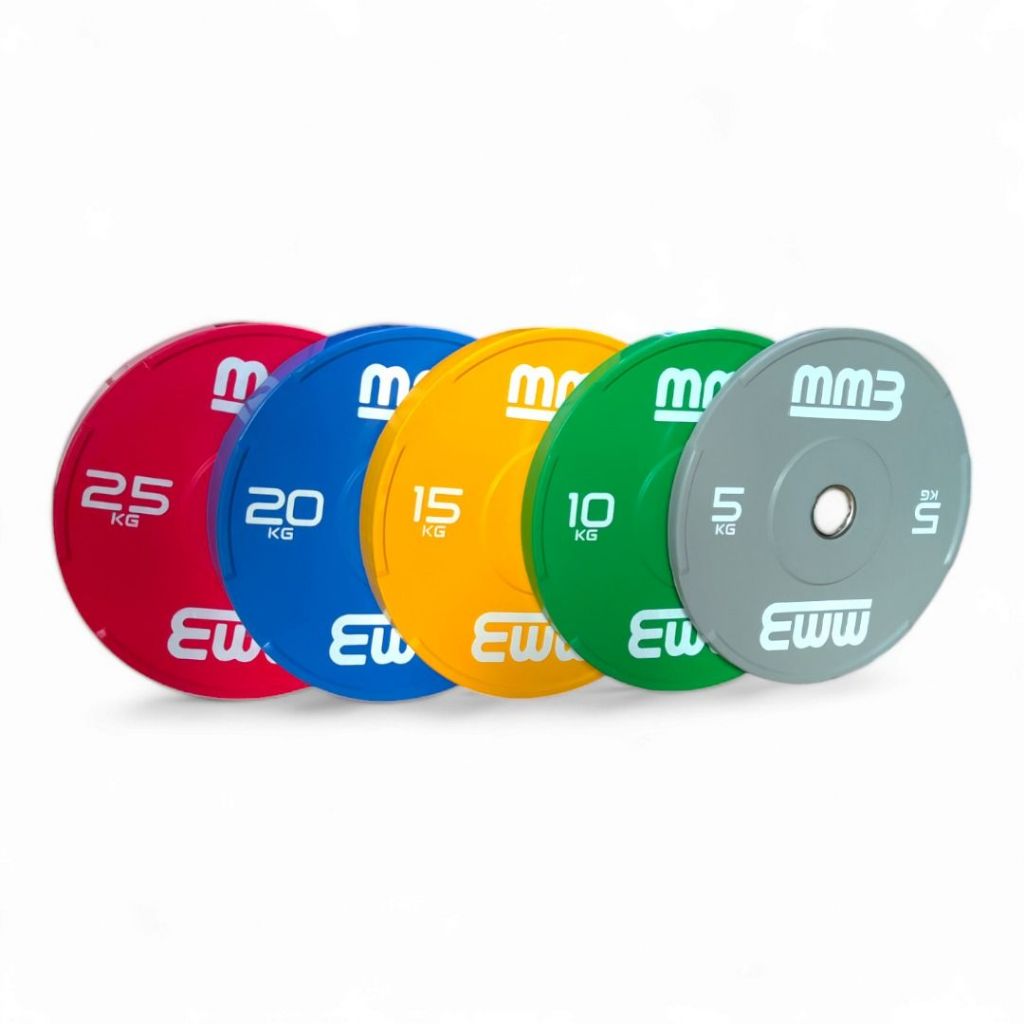 MMB Toxo Coloured Bumper Weight Plates One Pair