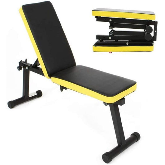 Foldable Adjustable Dumbbell Gym Bench