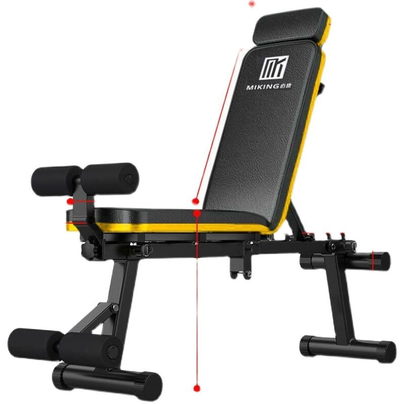 Foldable Adjustable Dumbbell Gym Bench