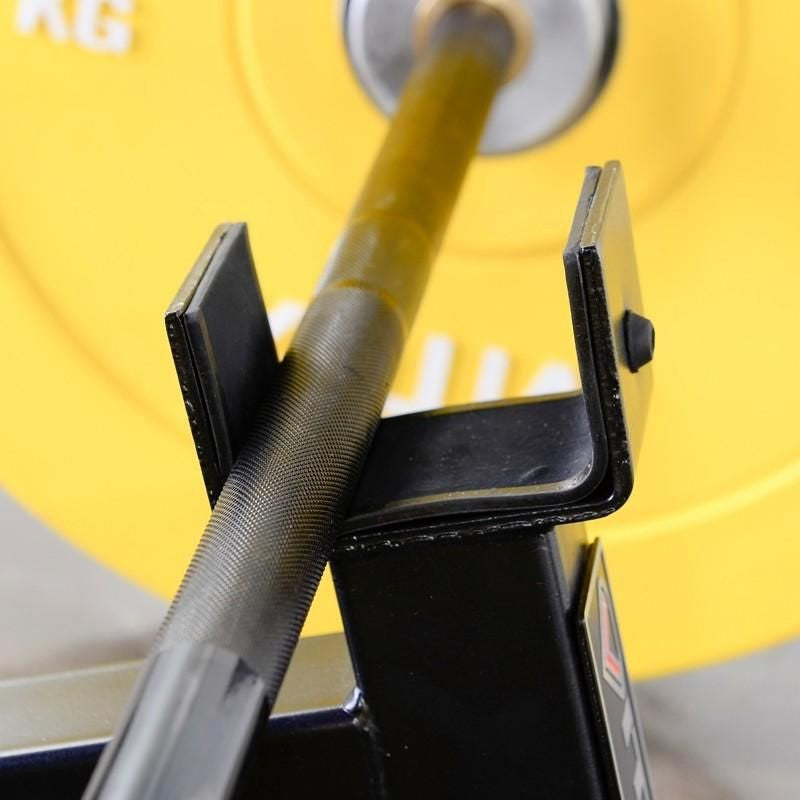 Deadlift Bar Jack/Load + Unload Barbell for Ground Lifts Full Mini Plate Changer
