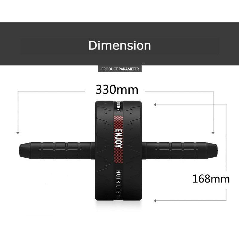 Koilia Ab Roller Wheel, Abs Workout Equipment for Abdominal & Core Strength Training, Exercise Wheels for Home Gym Fitness, Ab Machine with Knee Pad Accessories