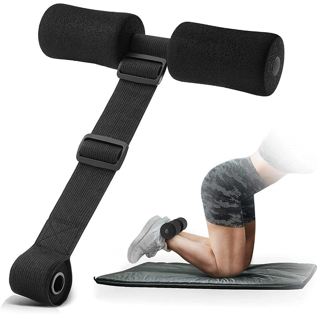 Nordic Hamstring Curl Strap - Premium Home Workout Gear - 10 Second Setup Nordic Curl - Rated for 300+ pounds - Used for Hamstring Curls, Spanish Squats, Ab Workout, Nordic Curl