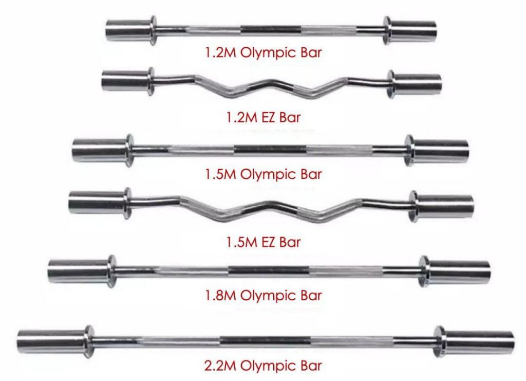 Olympic Bar Weight Lifting Gym Barbell 50mm EZ Trap S Curl Tricep