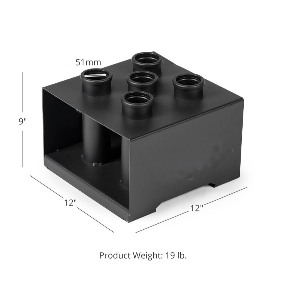 5 Barbell Storage Holder Olympic Barbell 9 Holder Vertical Storage Display Rack