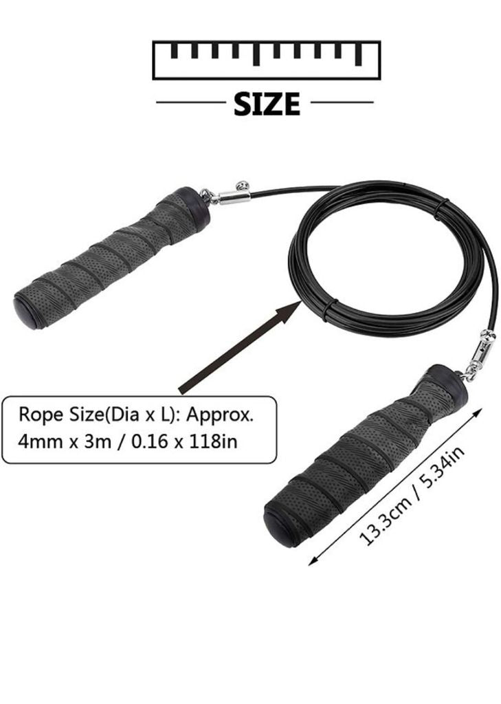 Gym Speed Crossfit Skipping Training Fitness Exercise Jump Rope Steel Wire