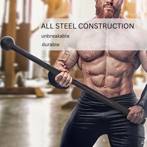 Steel Mace Bell Perfectly Balanced Hand-Sculpted Cast Iron 4kg - 20kg Macebell