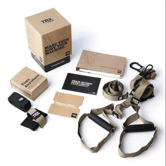 TRX Tactical Gym: The Most Durable Bodyweight Suspension Trainer Free Rugged Mesh Travel Bag