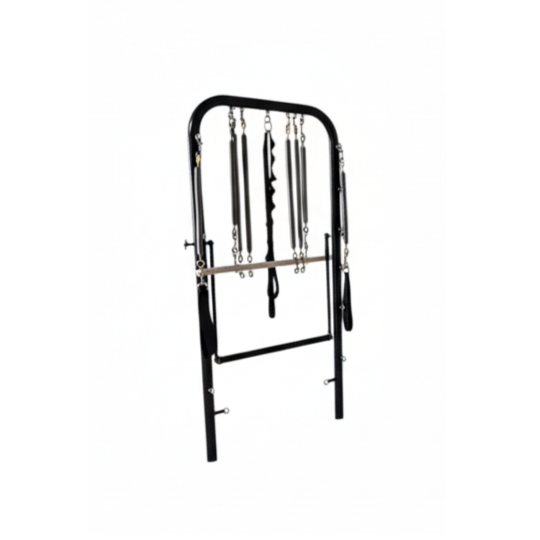 Tula Ropia 普拉提器械床:无缝设计,滑车顺畅。全伸缩绳索系统。适合所有普拉提水平的普拉提器械床,配有塔式梯桶。