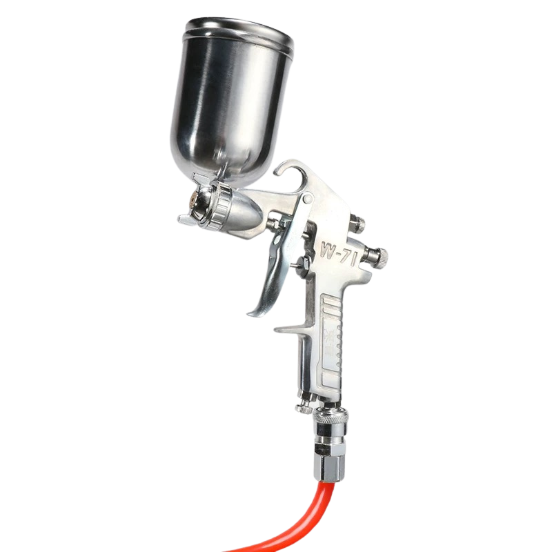 Portable quiet oil free air compressor 550W 8 Litres Air Pump Spray gun