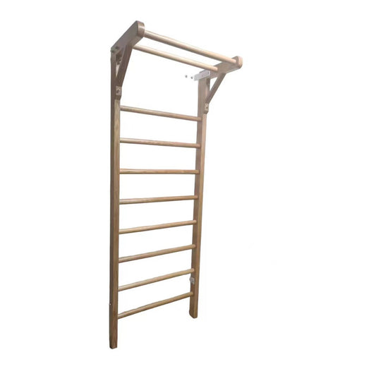 Premium Beech Wood Wall Mount Stall Bar Stahl Bar Wall Bars
