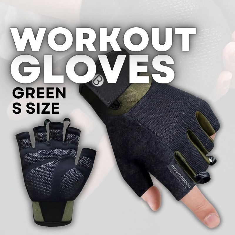 Workout Gloves Green S Size Kipfit