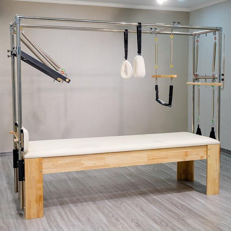 KKOCH Solid Wood Pilates Equipment Set Wunda Chair Reformer Tower Spine Corrector Ladder Barrel Cadillac Trapeze Table