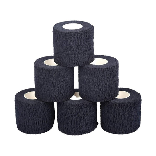 Oly Grip: Weightlifting Thumb Hook Grip Cotton Tear Stretch Tape (6 Rolls) - Keep Fingers and Hands Safe During Workout