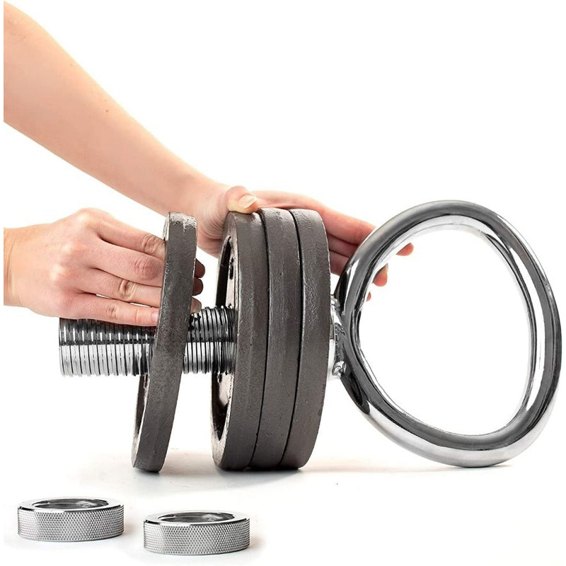 Ketla Adjustable Kettlebell Handle for Strength Training Kettlebells for Weight Plates - Home or Gym Workout