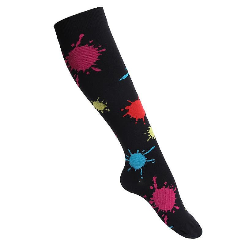 Compression Socks Knee High Men Sports Socks 20-30mmHg Edema Diabetes Varicose Veins Running Women Marathon Compression